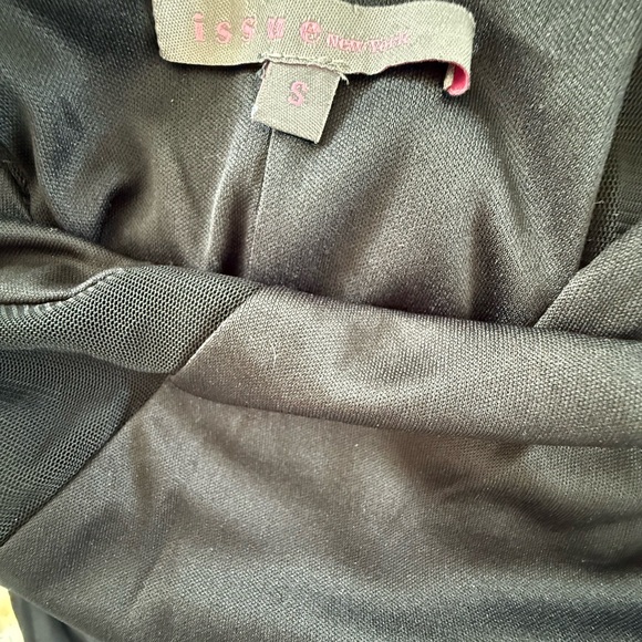 Beautiful black and mesh evening dress size Small - Picture 5 of 5